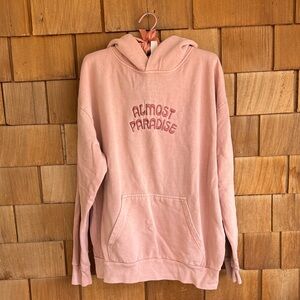 Almost Paradise Pink Hoodie Sweatshirt